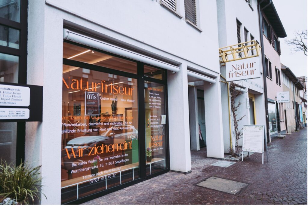 unser Salon von außen