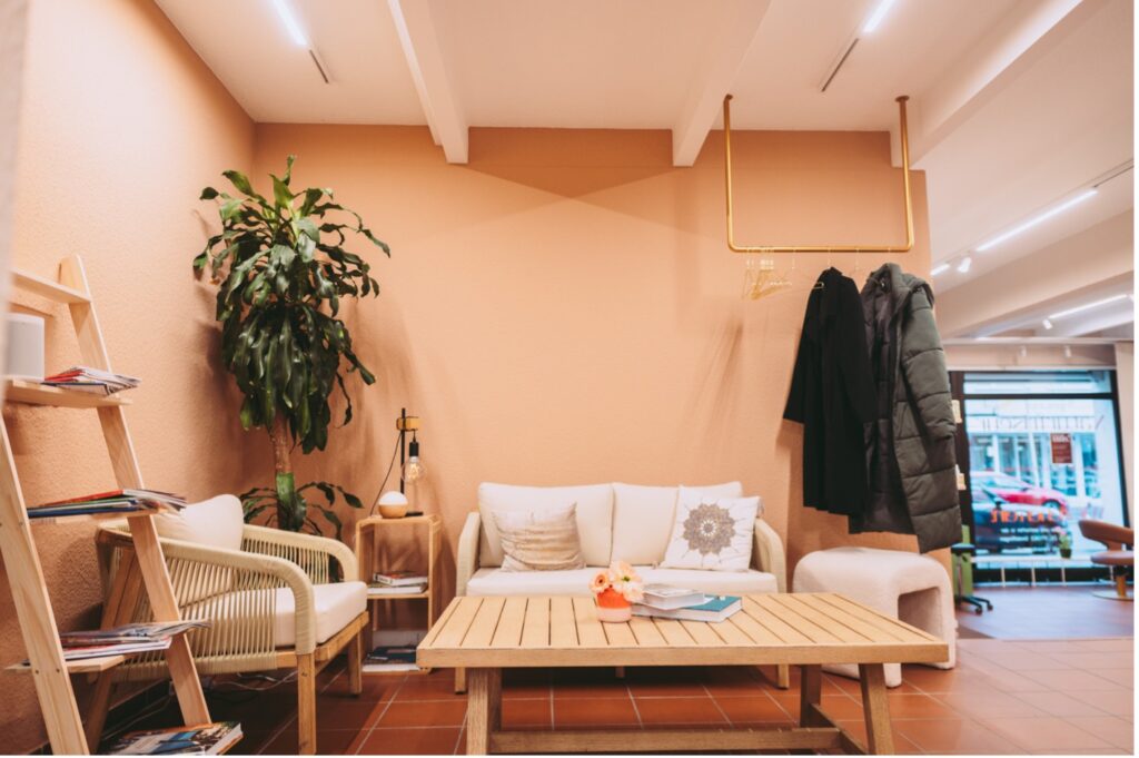 Blick in unseren Salon